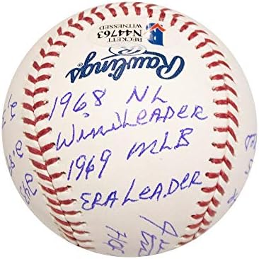 Juan Marichal autografou o Hall of Fame Baseball Bas Coa 9 Inscrição