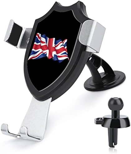 Titular de telefone de bandeira do Reino Unido Monte Mount Universal Cellone titular Modance de carro para homens Mulheres