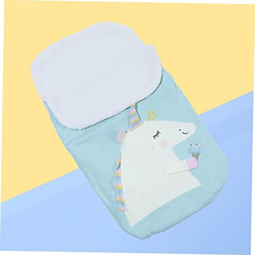 Bolsa de dormir de Toyvian para carrinho de bebê saco de dormir bolsa de dormir de tricô de tricô