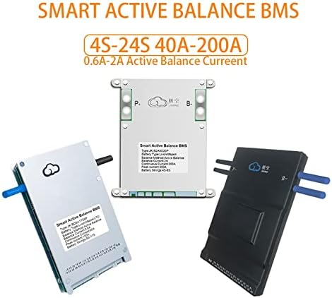 Equalizador de bateria BMS Balancer JK SMART BMS JK-B2A20S20P LIFEPO4 BATERIA, 8S 12S 14S 16S 20S 150A 200A Balance ativo Li-Ion 18650 Bateria de acampamento Smart BMS (cor: B2A20S20P com LCD, tamanho: