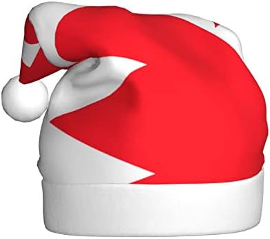 Cxxyjyj Bandeira do Bahrein Christmas Hat Homem Hats Femininos de Festas Unissex Supplies para Chapéus de Festas de Festival
