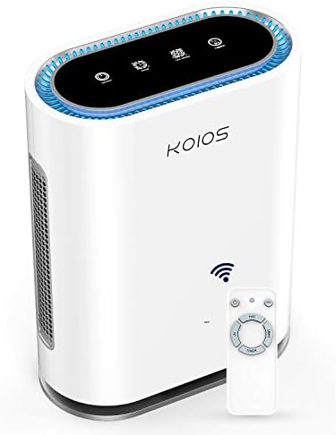 Purificadores de ar Koios para casa ampla em casa, até 2100 pés quadrados, carbono ativado, desinfetante para UV e filtro de