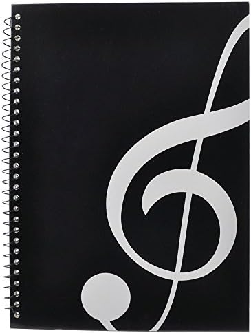 Notebook Stave, Notebook da equipe de notação musical, Music Manuscript Paper, com 50 páginas Music Blank Sheet Music Notebook