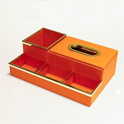 MJWDP Caixa multifuncional da caixa de armazenamento da caixa de estar de mesa de controle da caixa de capa de controle remoto caixa de papel de decoração de decoração