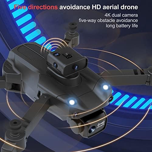 Drone de controle remoto goolrc com câmera Daul 4k 5-latera evitação de obstáculos 5GWIFI FPV Quadcopter dobrável com bolsa de armazenamento