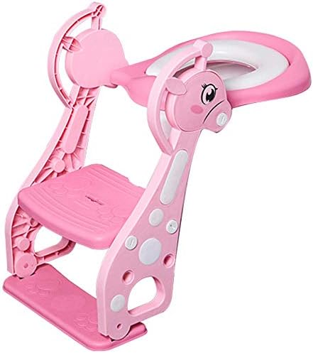 Pontuar de veado de assento rosa Potty Padrão de veado ajustável Poods de pés com fezes de degrau, até 75 kg, bancos de banheiro para