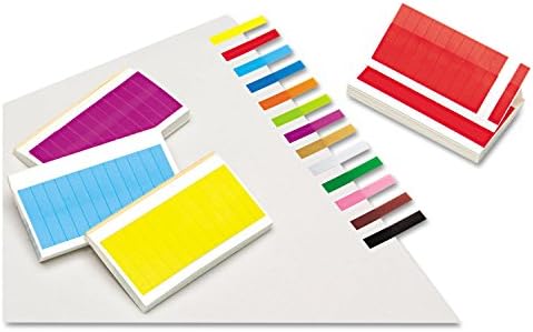 Redi-Tag 20202 Sinalizadores de página removíveis/reutilizáveis, 13 cores variadas, 240 bandeiras/pacote