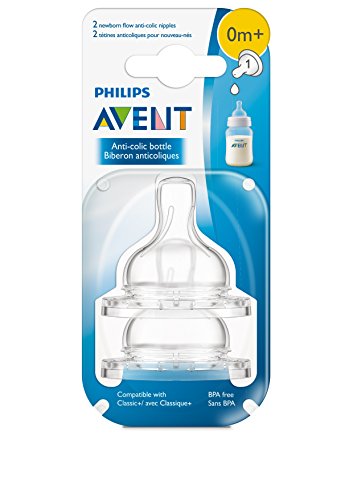 Philips Avent Anti-colic mipple, claro, recém-nascido