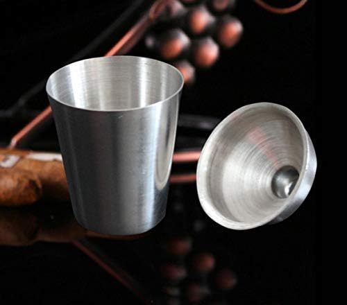 Pulabomini aço inoxidável quadril copo com um funil durável e útil