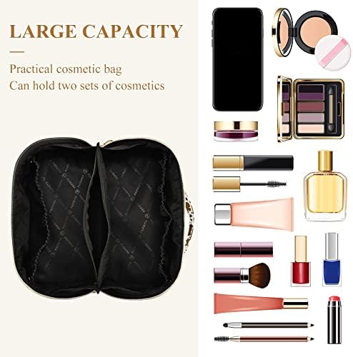 Saco de cosméticos personalizados para mulheres de viagem para mulheres de viagem com manuseio portátil Multi-funcional bolsa