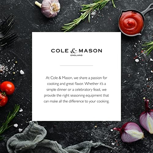Cole & Mason 12,5 polegadas Capstan Pepper Mill - Grinder de pimenta ajustável - Ferramentas de especiarias reabastecíveis