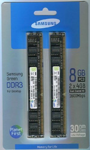 Samsung Electronics Extreme baixa tensão 30nm Udimm 8 Kit de canal dual ddr3 1600 240 pin ddr3 sdram mv-3v4g3d/nós