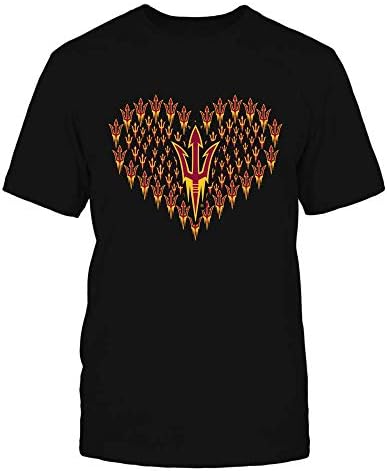 FanPrint Arizona State Sun Devils Hoodie - Logo Heart