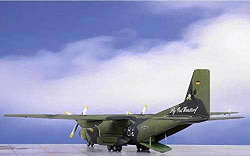 Herpa Wings Alemanha Luftwaffe Transall C-160 LTG 62 AS ARMA DE TRANSPORTE AR 62 FLYOUT WUSTORF 1/200 AVELA DE MODELO DE PLANO DIECAST