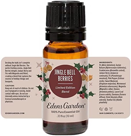 Edens Garden Jingle Bell Berries Limited Edition Holiday Essential Oil Synergy Blend, Pure Therapeutic Grau 10 ml