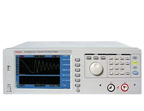 TH28883-10 Testador de enrolamento por impulso, pode testar indutância de 20mh, taxa de amostragem de ondas 200msps