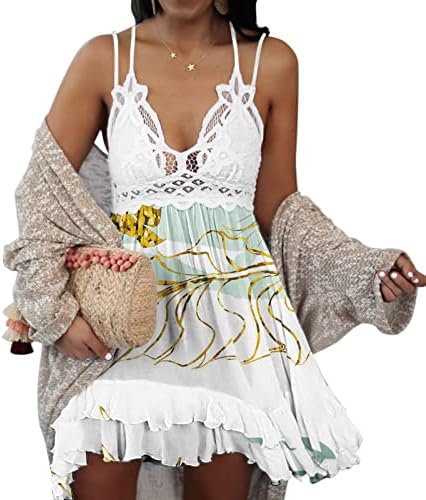 TUBO ESTAPLESS IMPRESSÃO FLORAIS DE FLORAL Vestido de vestido de vestido de vestido de praia Mini vestido de verão sem mangas de