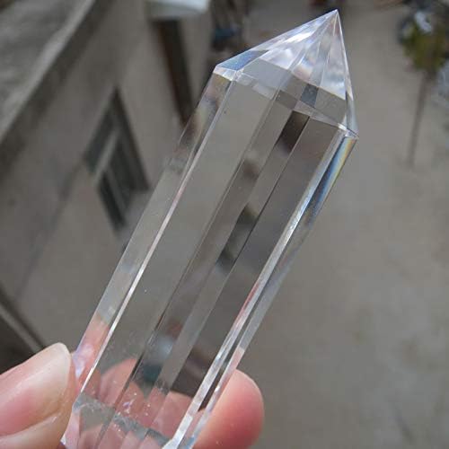 Zamtac 12 lados natura clara de cristal de cristal Vogel Pontos terminados Duas Varas de cura
