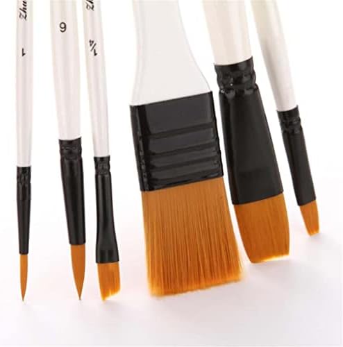 Dloett nylon lã pincéis aquarela com escova de pincel de pincel de tábua Conjunto de pintura de pintura de pintura 10pcs/lote