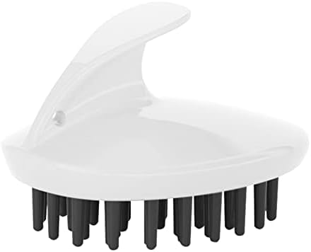 Vefsu 1pc Salpê de cabelos massager shampoo escova de cabelo escova de cabelo com longas cerdas de silicone flexível para