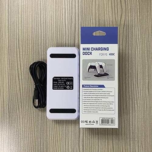 Huangling PS5 Controller Carregador Fast Dual Charging Station Base Gamepad por cobrar acessórios de gamepad PS5