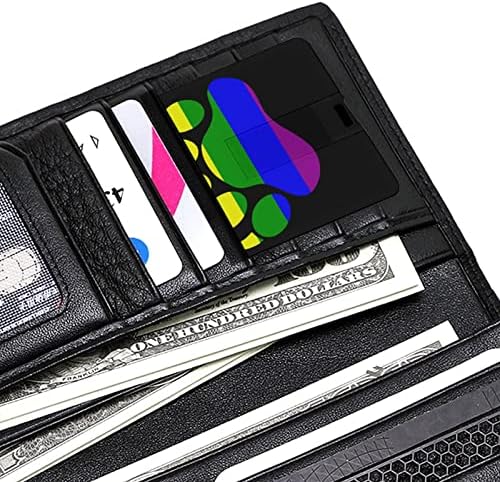Gay Bear Pride Paw USB Drive flash drive personalizado Cartão de crédito Drive Memory Stick Usb Key Gifts