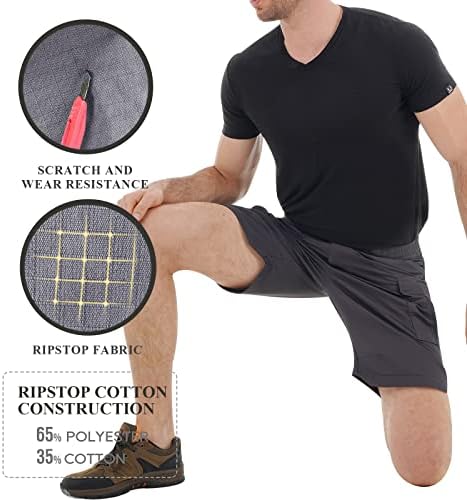 Markerway masculino shorts de carga tática impermeável