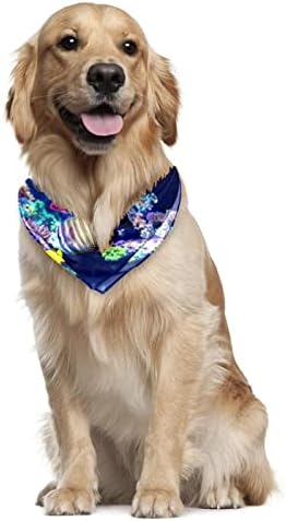 Peixes Oceano marinho de coral 2 Bandanas de cães Ajusta Ajuste Acessórios Decoração para cães pequenos Cats animais de estimação