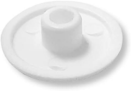 CiclingColors 20x Tampa de parafuso Tampa de plástico branco para Pozidriv PZ3 12,5 mm x 4,2mm parafusos de móveis