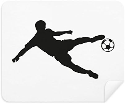 Esportes esportes de futebol de futebol limpador de pano limpador 2pcs camurça tecido