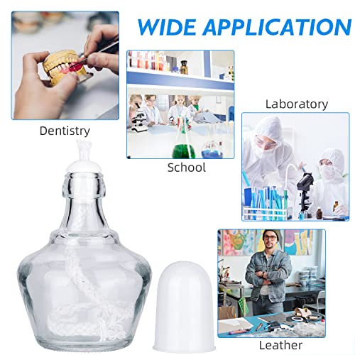 Lâmpada de álcool de álcool dental Vidro queimador de álcool BUNSEN BUNNER com CAP Equipamento de laboratório odontológico aquecimento