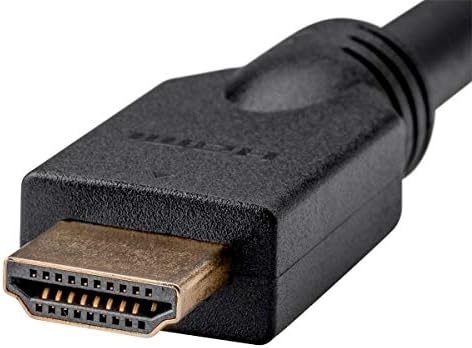 Monoprice HDMI Cabo - 40 pés - preto sem logotipo, alta velocidade, 1080p a 60Hz, 10,2 Gbps, 24awg, CL2, compatível com TV UHD e mais - séries comerciais