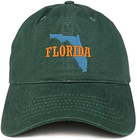 Trendy Apparel Shop Florida State bordou o chapéu de pai não estruturado de algodão