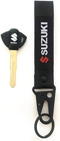 Chave da motocicleta em branco Blade Uncut para Suzuki GSXR 600 750 1000 GSX1300R GSF 650 Com a chave de cadeia -chave bordada