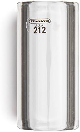 Jim Dunlop 212 Slide de vidro temperado, espessura da parede pesada, pequeno curto -curto