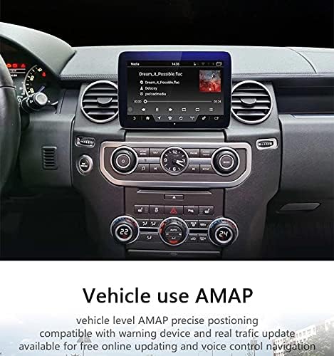 Multimídia Android 9 Car Radio Compatível com Discovery 4 Unidade de cabeça estéreo automática 64 g Navigação GPS, 4+64g