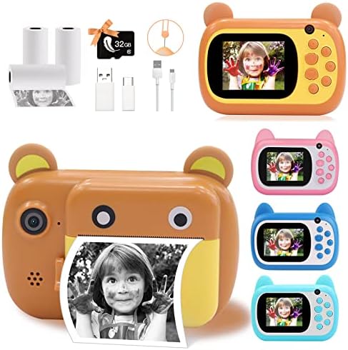 Caixa de câmera infantil para câmera infantil instantânea, câmera infantil digital e câmera de vídeo, bolsa de transporte