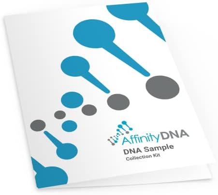 Kit de teste de DNA de paternidade AffinityDNA - 99,99% Teste de Swab genético preciso | 21 Loci Paternity Home DNA Kits para pai, mãe e 1 filho | Resultados em 4 dias úteis | Taxa de laboratório não incluída