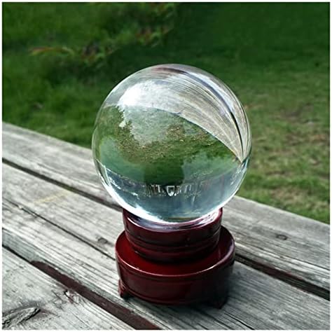 Não Scratch raro raro quartzo de cristal esfera de vidro de vidro claro baile mágico chakra cura decoração caseira cristal