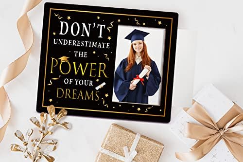 Orchroma não subestime o poder dos seus sonhos Graduation Picture Mold - Inspirational Graduation Gifts for Girls meninos,