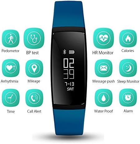 Pulseira inteligente de Grewtech V07 Relógio de pulseira esportes de freqüência cardíaca Monitor de freqüência de fitness