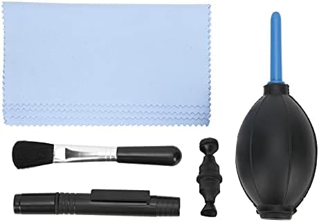 Kit de limpeza de câmera, maiô de limpeza de câmera de 5 em 1, inclua escova de caneta de limpeza de câmera, soprador de