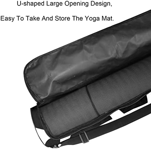 Laiyuhua Yoga Mat Bag, Bolsa de ginástica de ioga com zíperes duplos para mulheres e homens - zíperes lisos, abertura