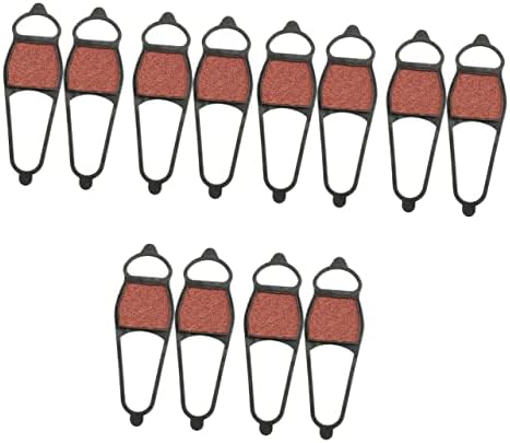 CLISPEED 6 pares Sapatos de caminhada para mulheres sapatos de neve feminino Mulheres sapatos de neve picos de neve de gelo sapatos de tampa de gelo tampa de gelo tampa clipe de gelo patins splint Sapatos de areia grossa capa de crampo