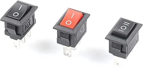 Interruptor de balanço de berrysun 10 pcs 10x15 mm interruptor de botão de pressão 3 pinos 3a/250v Mini spst kcd11 2/3