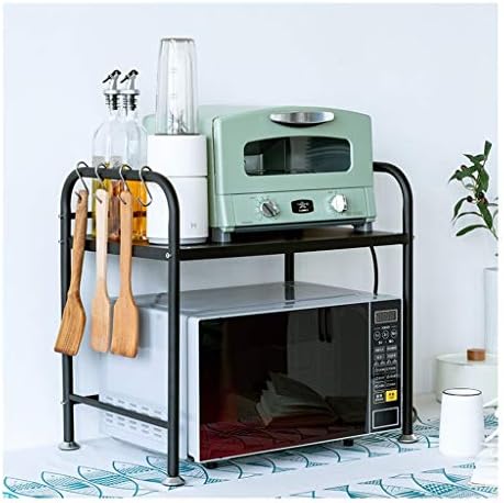 Prateleiras caseiras de jyxcoshelf, prateleira de armazenamento de cozinha, plataforma multifuncional de forno de forno de microondas