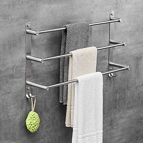-S prateleiras, toalhas de toalhas de toalha Rail de toalha moderno de 3 bar de barra de toalha de toalha de toalha
