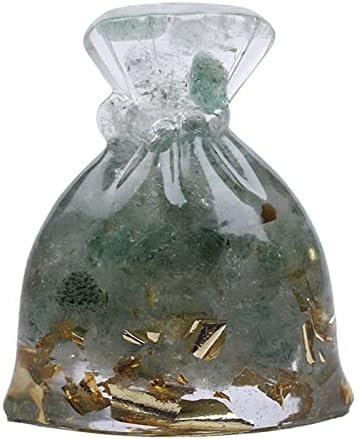 Iybwzh cola artesanal bolsa de dinheiro ornamentos pequenos ornamentos de transferência de cristal sortudos ornamentos