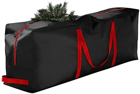 Caixa de armazenamento de árvore de Natal de Cokino com alças reforçadas duráveis ​​e zíper duplo árvores artificiais
