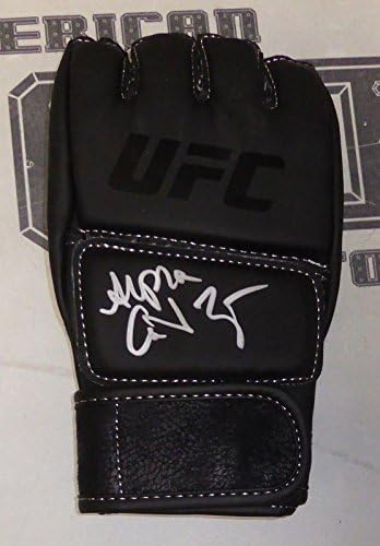Gat zingano assinado luva ufc psa/dna coa autograph 200 184 178 tuf 17 finale mma - luvas autografadas do UFC